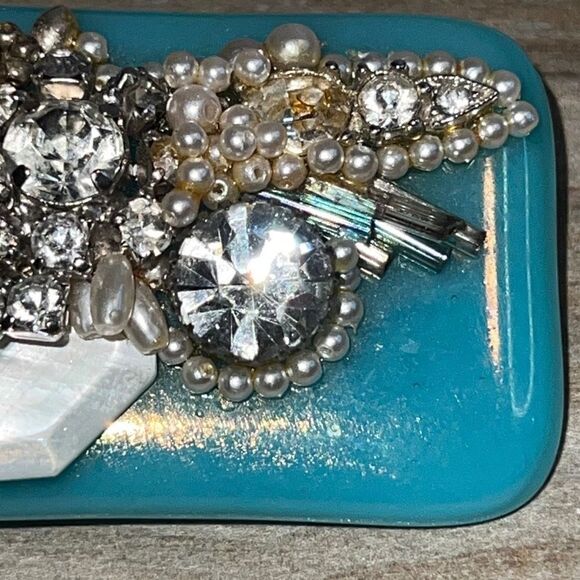 Custom Belt Buckle From Vintage/Antique Jewelry